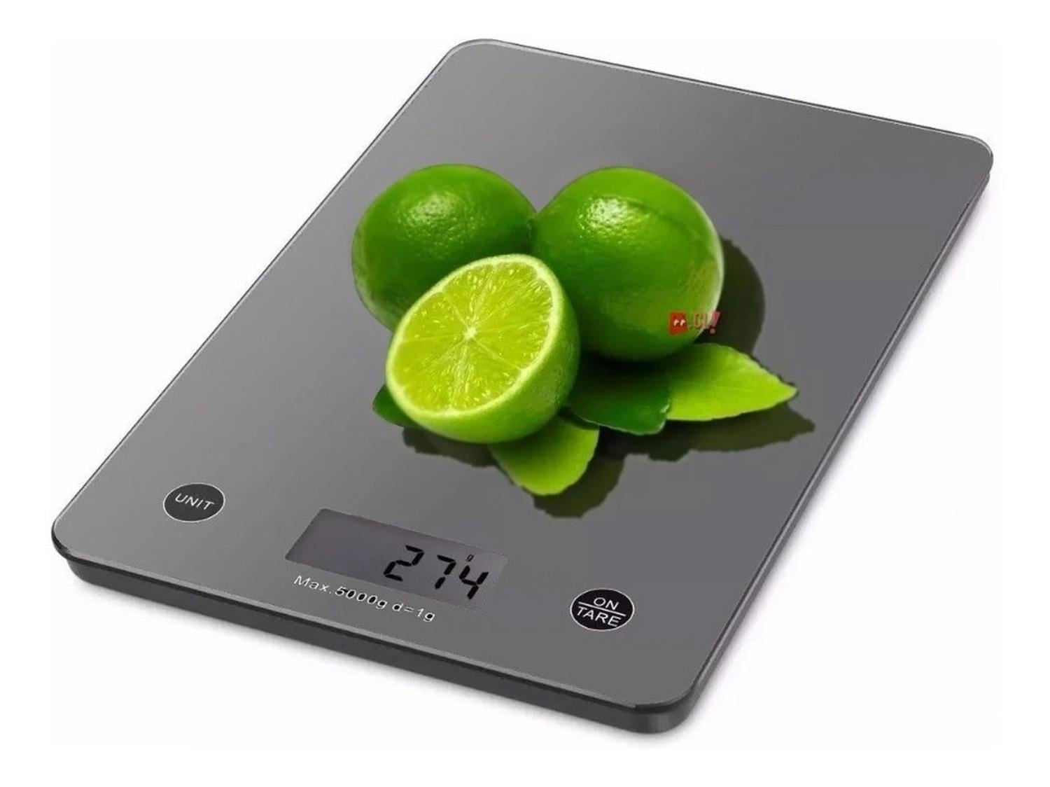 PESA GRAMERA DE COCINA DIGITAL CAPACIDAD 5KG COLOR GRIS - PS - 2