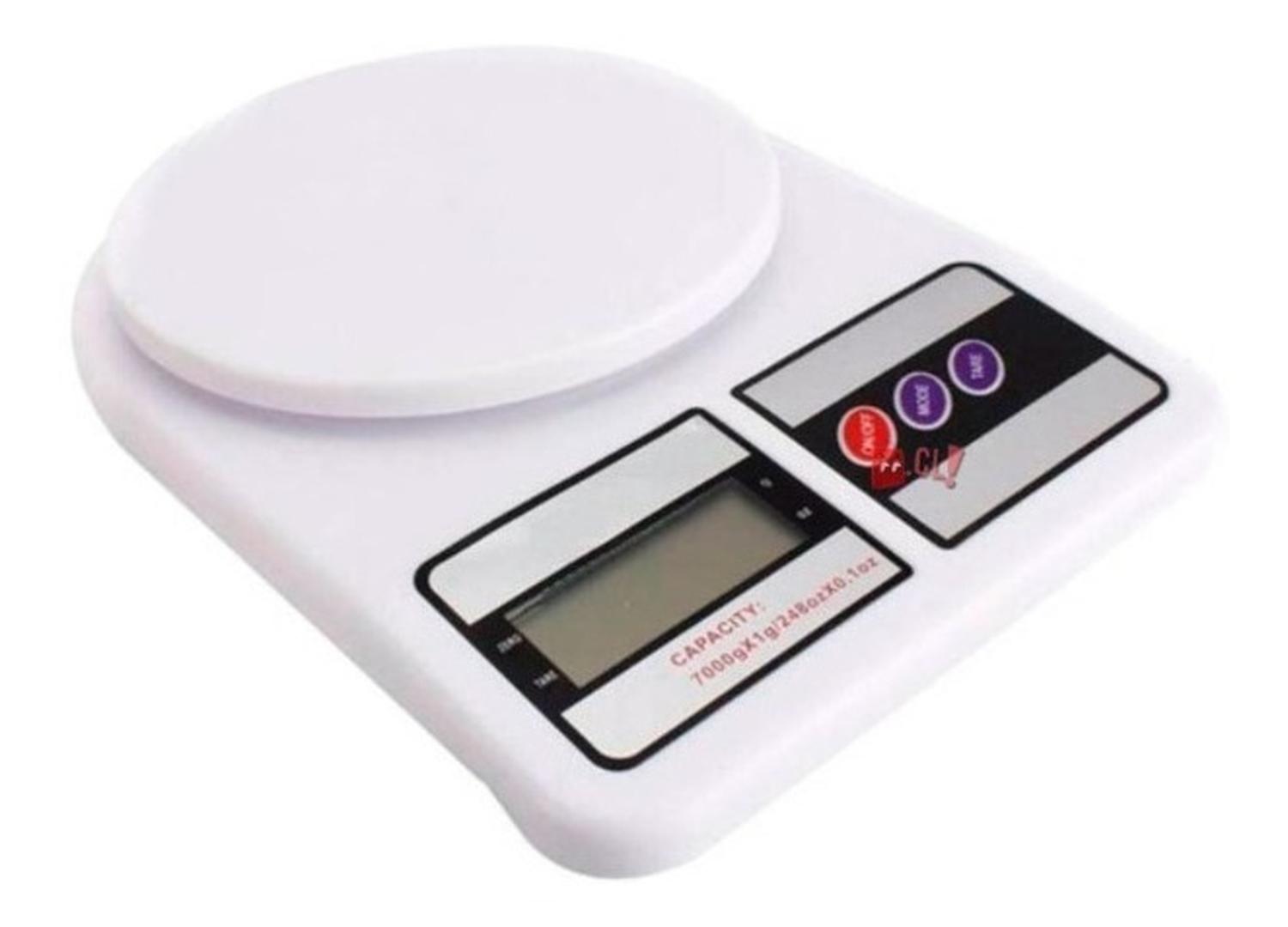 PESA GRAMERA PARA COCINA 7KG CON PANTALLA LCD - PS
