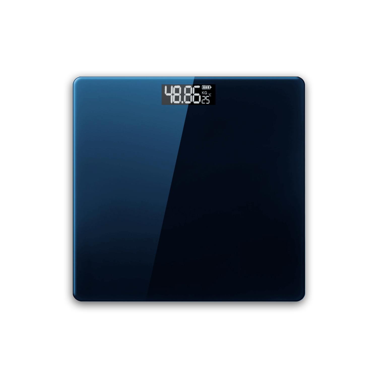 PESA DIGITAL DBLUE BAÑO VIDRIO TEMPLADO CAPACIDAD 180KG AZUL PS - 1