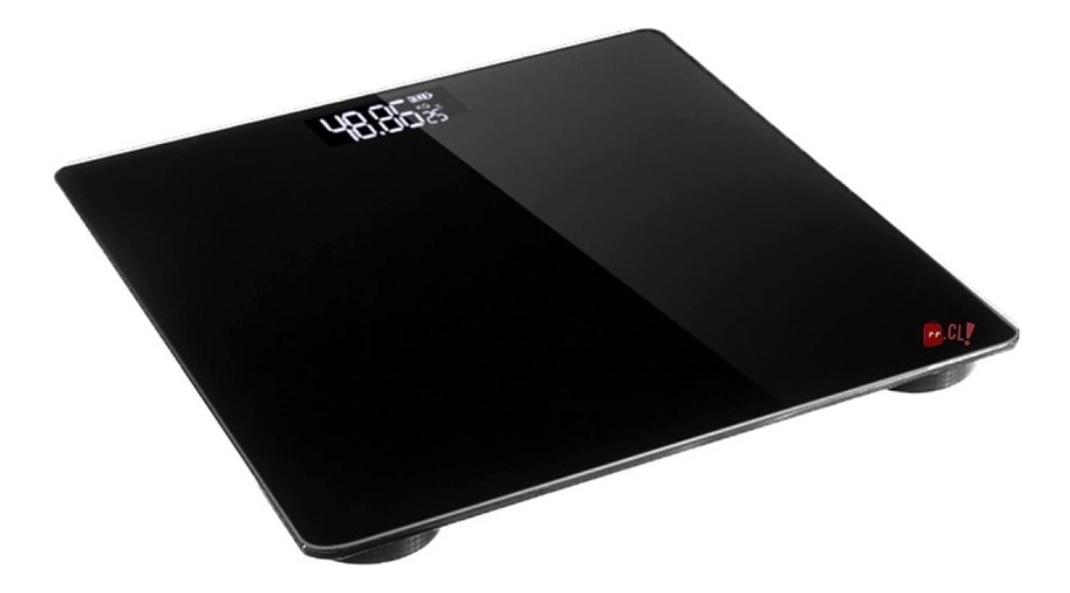 PESA DIGITAL DBLUE BLACK BAÑO VIDRIO TEMPLADO CAPACIDAD 180KG NEGRO PS - 2