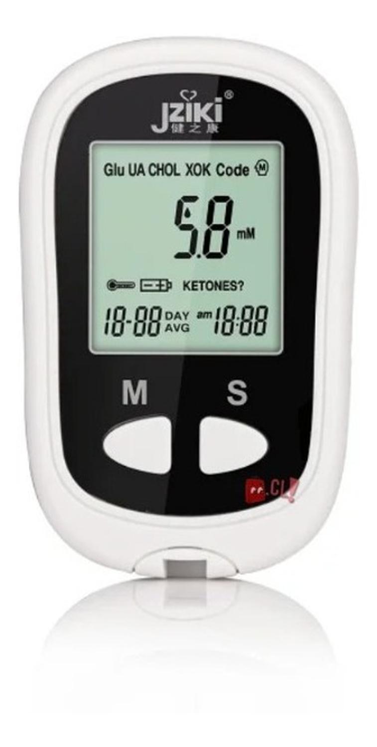 GLUCÓMETRO JZIKI JZK-201 MEDIDOR DE GLUCOSA + 50 LANCETAS PS - 1