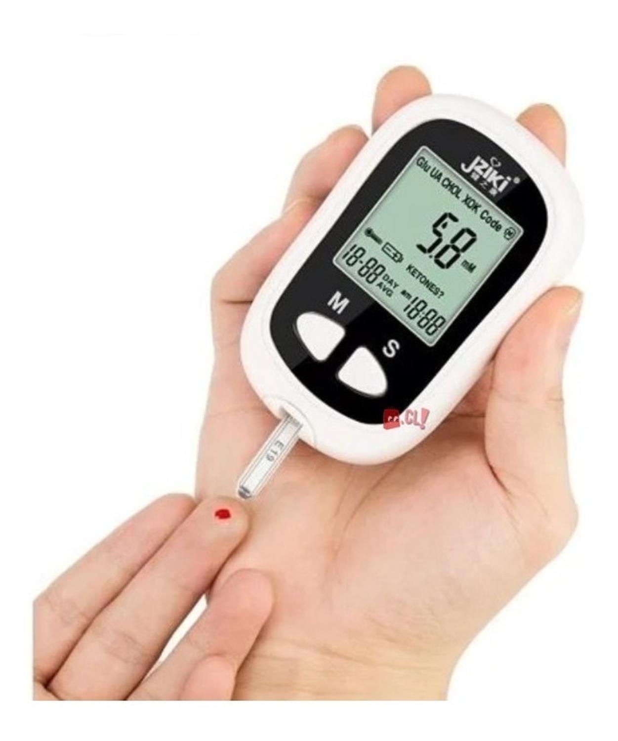 GLUCÓMETRO JZIKI JZK-201 MEDIDOR DE GLUCOSA + 50 LANCETAS PS - 3