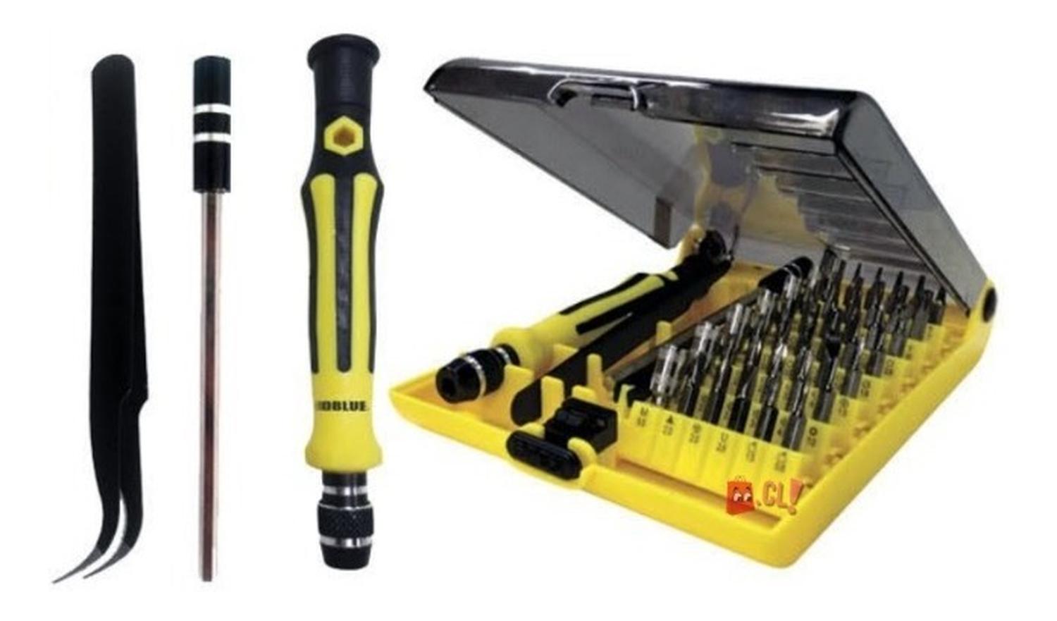 SET HERRAMIENTAS DBLUE ATORNILLADOR 45 PIEZAS PRECISION INTERCAMBIABLES PS - 1