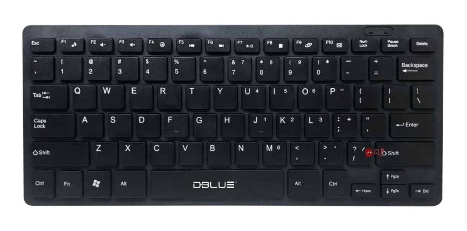 TECLADO UNIVERSAL DBLUE MINI ULTRA SLIM PC CON CONEXIÓN USB PS - 1