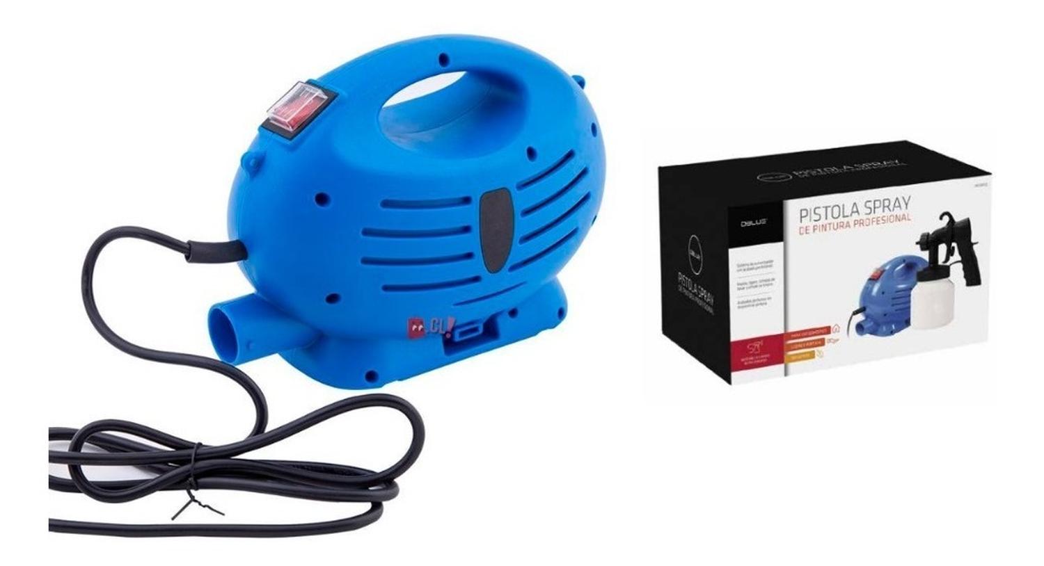PULVERIZADOR DBLUE PISTOLA SPRAY PINTURA COMPRESOR 650 W PS - 4