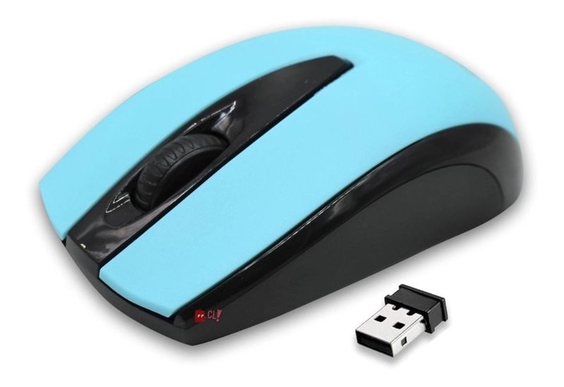 MOUSE INALAMBRICO OPTICO 1200 DPI COLOR AZUL - PS