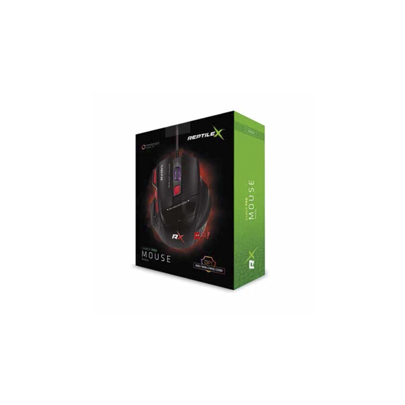 MOUSE REPTILEX GAMER PC USB 3200DPI RETROILUMINADO PS - 3