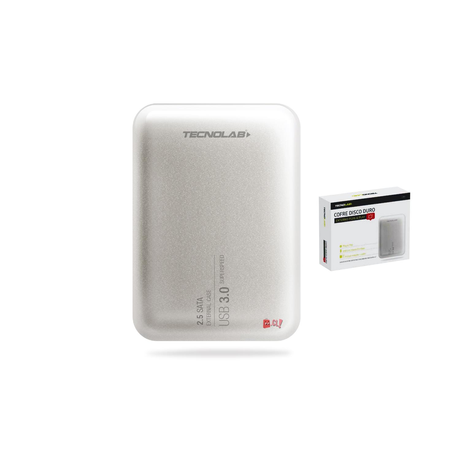 COFRE TECNOLAB DISCO DURO 2.5 SATA USB 3.0 PS - 2