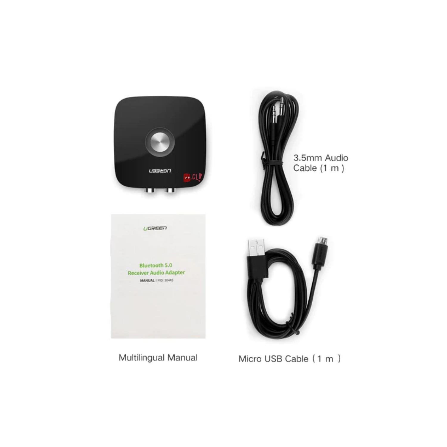 RECEPTOR UGREEN AUDIO BLUETOOTH 4.1 Y RCA - PS - 3