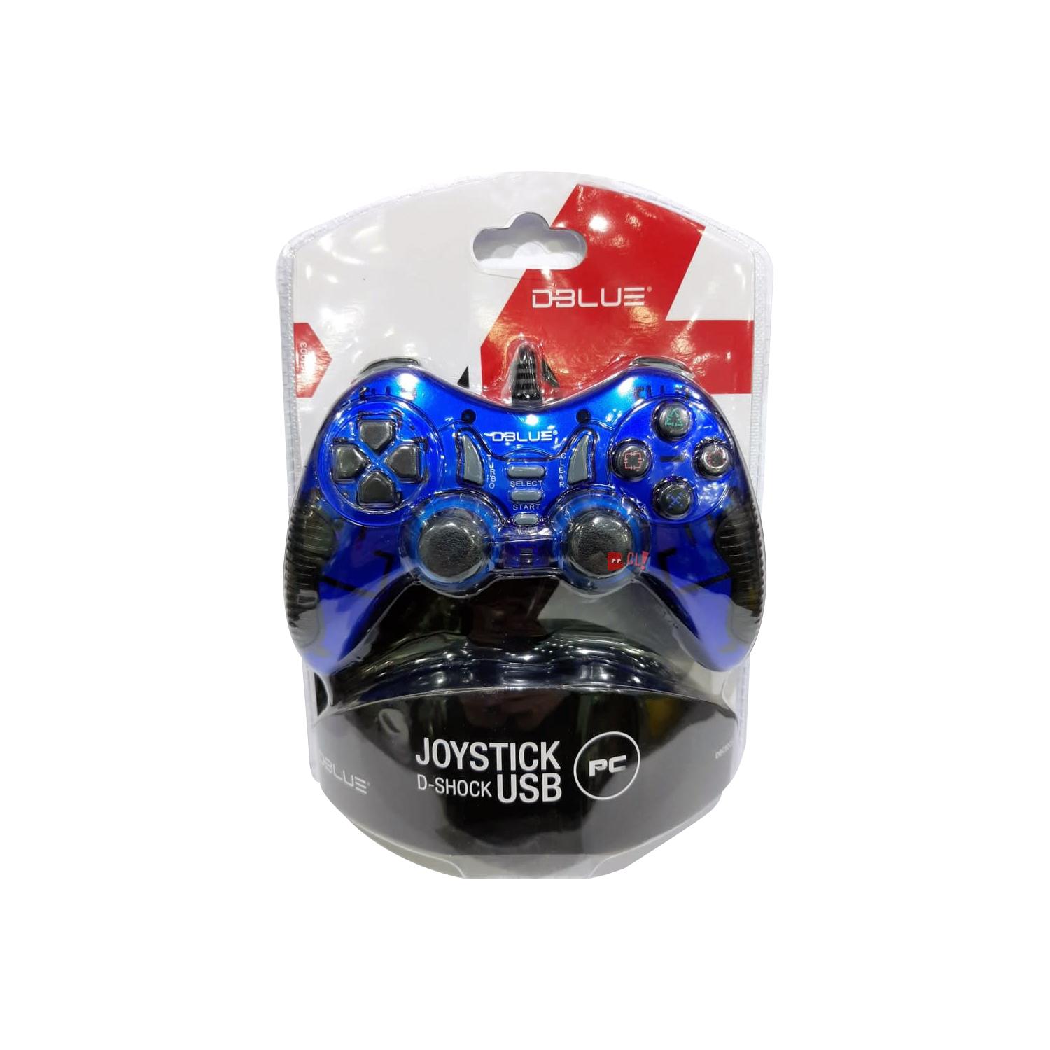 JOYSTICK DBLUE D-SHOCK USB PC COLOR AZUL PS - 3