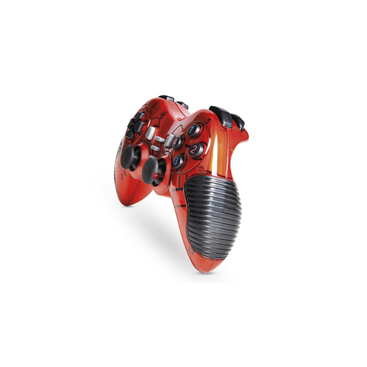 JOYSTICK DBLUE D-SHOCK USB PC COLOR ROJO PS - 2