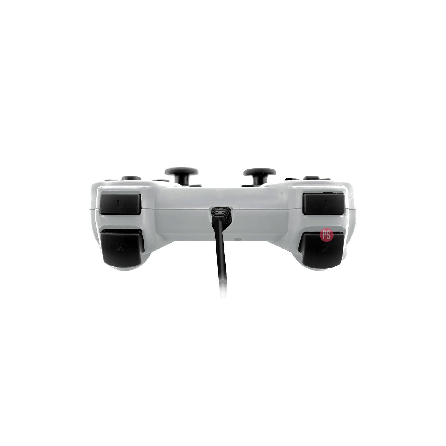 JOYSTICK DBLUE USB PC CON VIBRACIÓN COLOR BLANCO PS D-SHOCK - 2