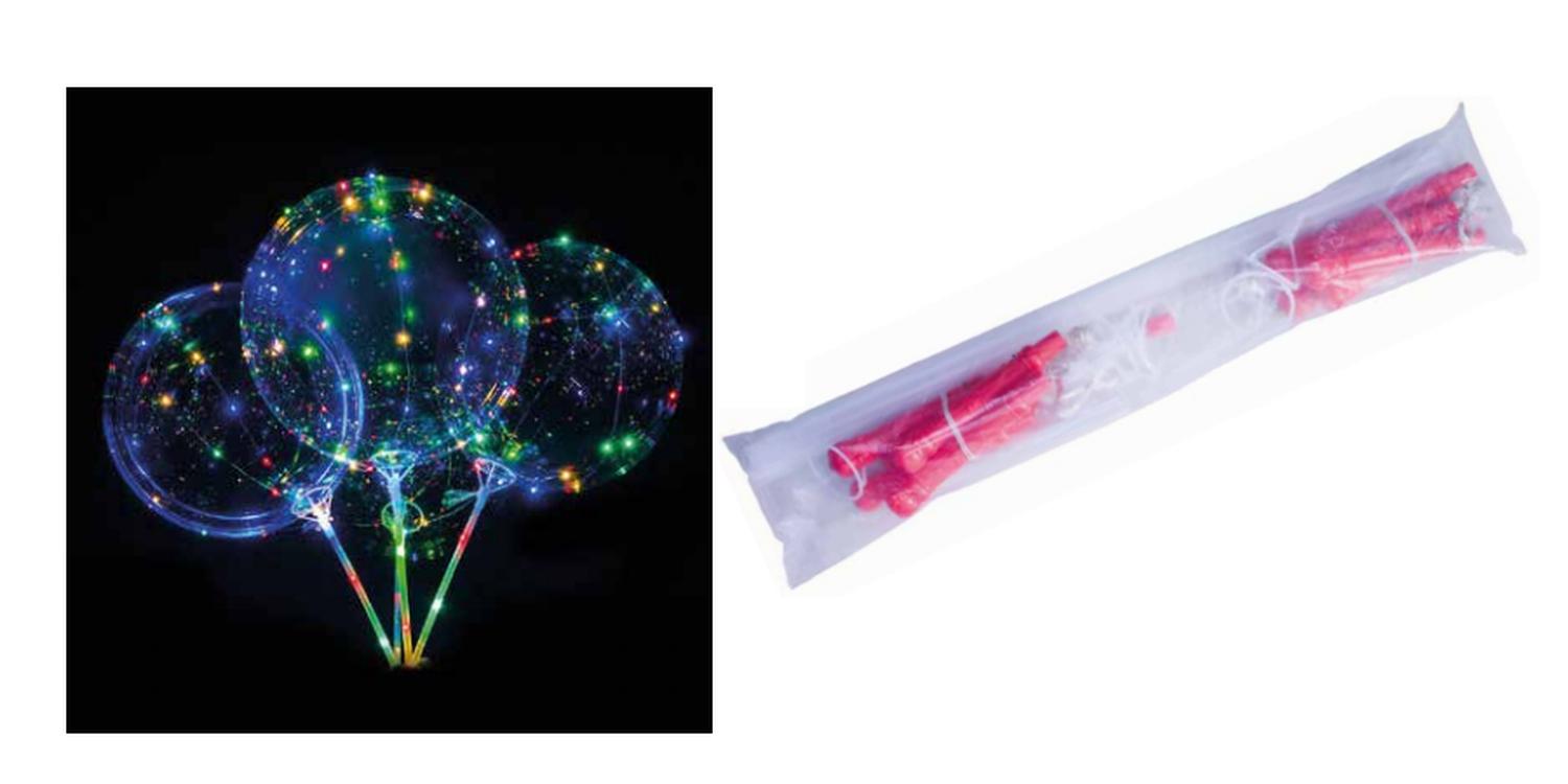 PACK PUNTOSTORE X10 CON MANILLA PS GLOBO LED - 1