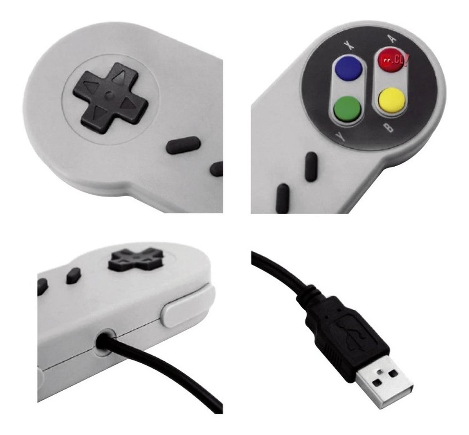 JOYSTICK DBLUE CONTROL SUPER NINTENDO CONEXIÓN USB - PS - 2