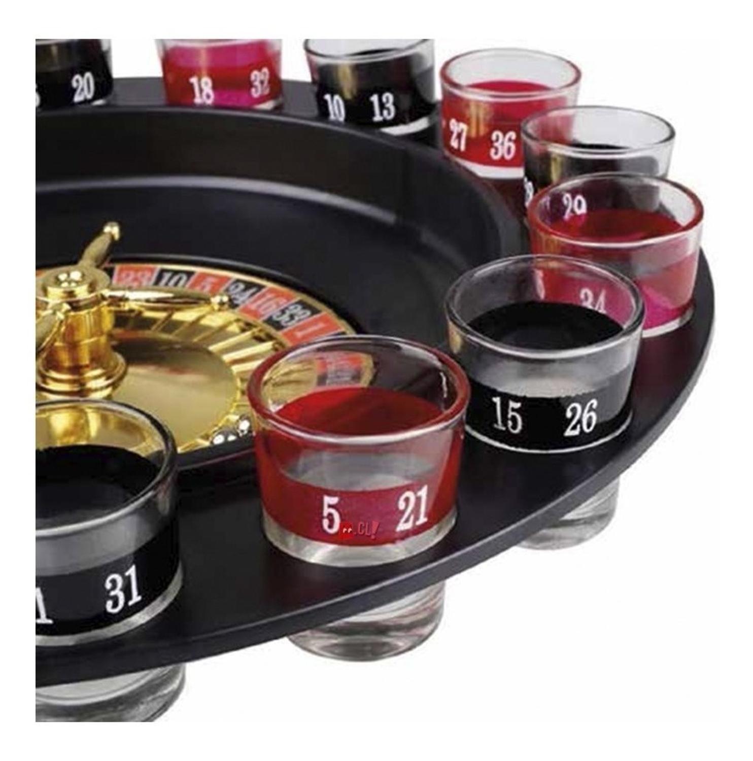 RULETA PUNTOSTORE JUEGO CHUPISTICA CON 16 VASOS PS - 2
