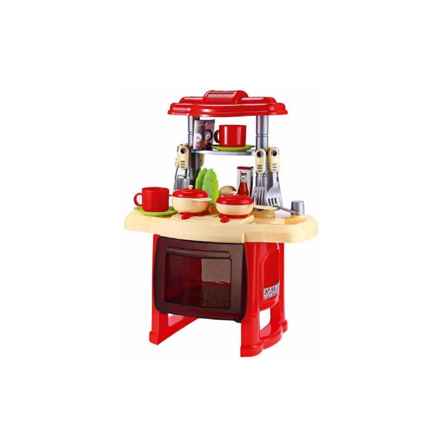 JUGUETE PUNTOSTORE SET COCINA CON 30 PIEZAS CON LUZ Y SONIDO - PS - 1