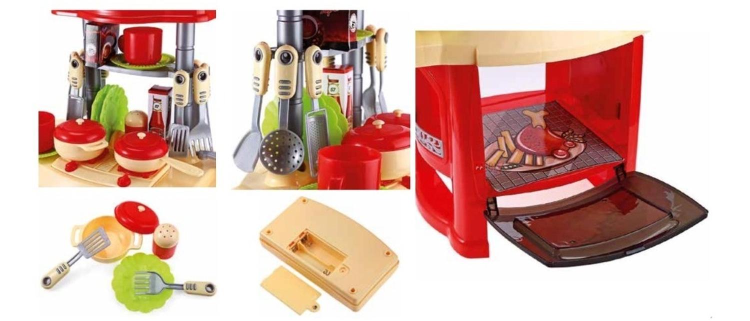 JUGUETE PUNTOSTORE SET COCINA CON 30 PIEZAS CON LUZ Y SONIDO - PS - 2