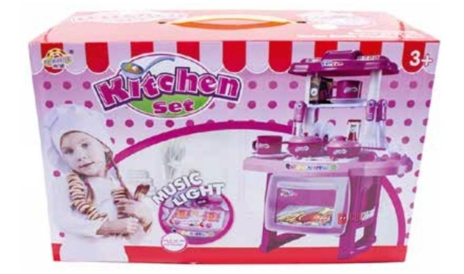 JUGUETE PUNTOSTORE SET COCINA CON 30 PIEZAS CON LUZ Y SONIDO - PS - 3