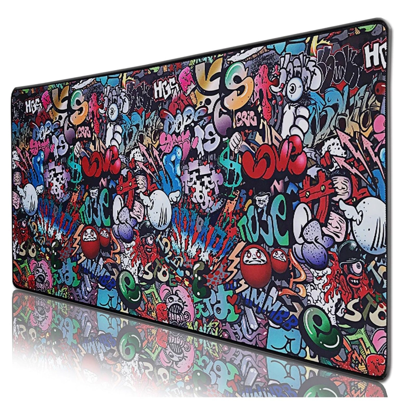 MOUSE PAD DBLUE GAMER GRAFFITI 80X30CMS PS URBAN BIG - 1