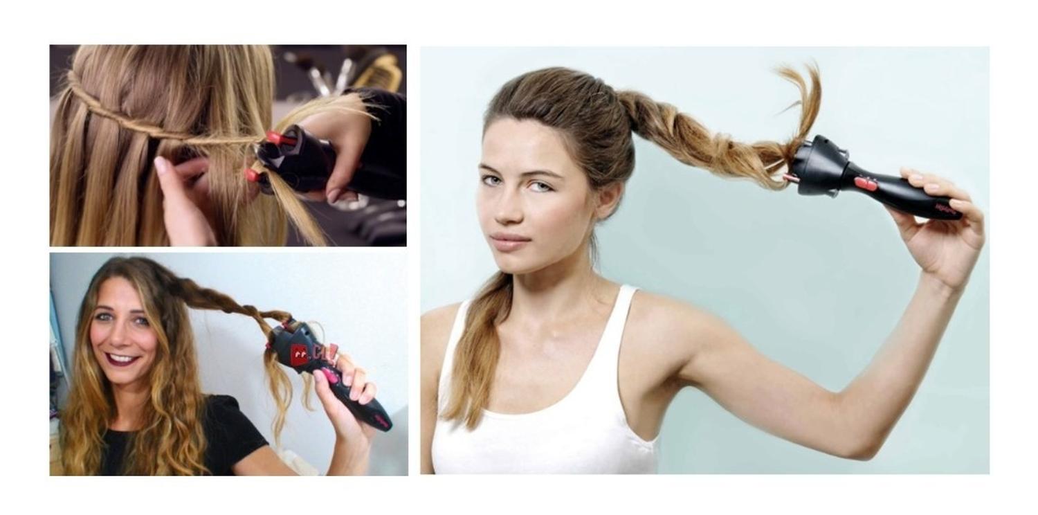 TRENZADOR BABYLISS TWIS SECRET DE CABELLO CON PILAS - PS - 2