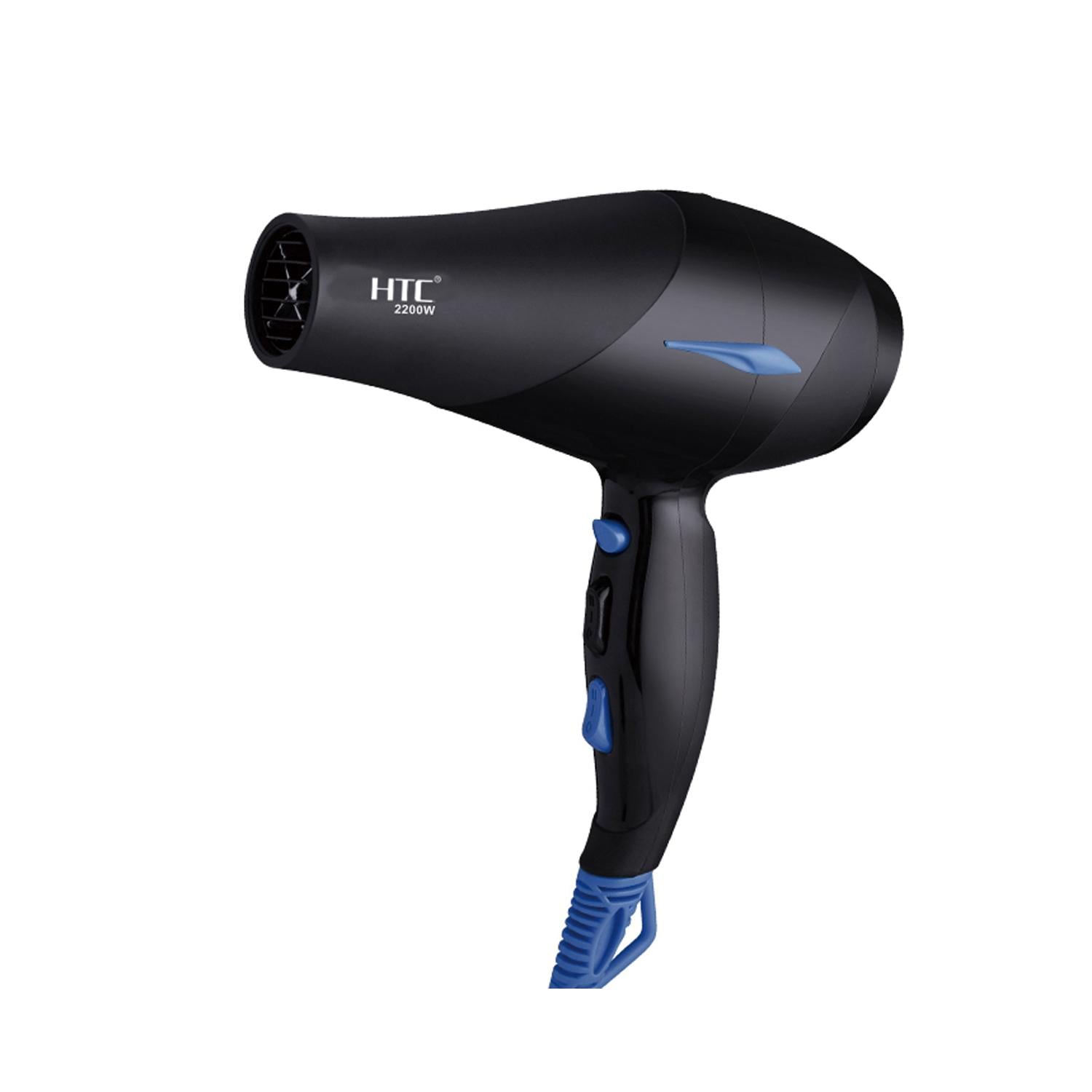 SECADOR DE CABELLO HTC EF-2012 2200 W PROFESIONAL AZUL PS - 1