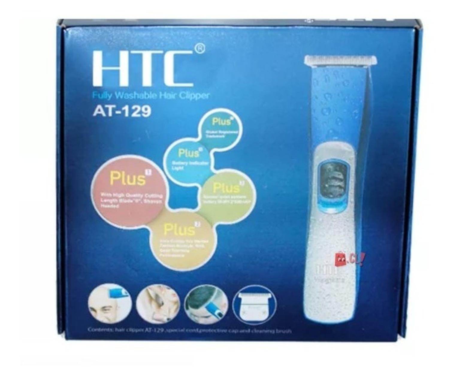 MÁQUINA CORTA PELO HTC RECARGABLE AZUL - PS - 4