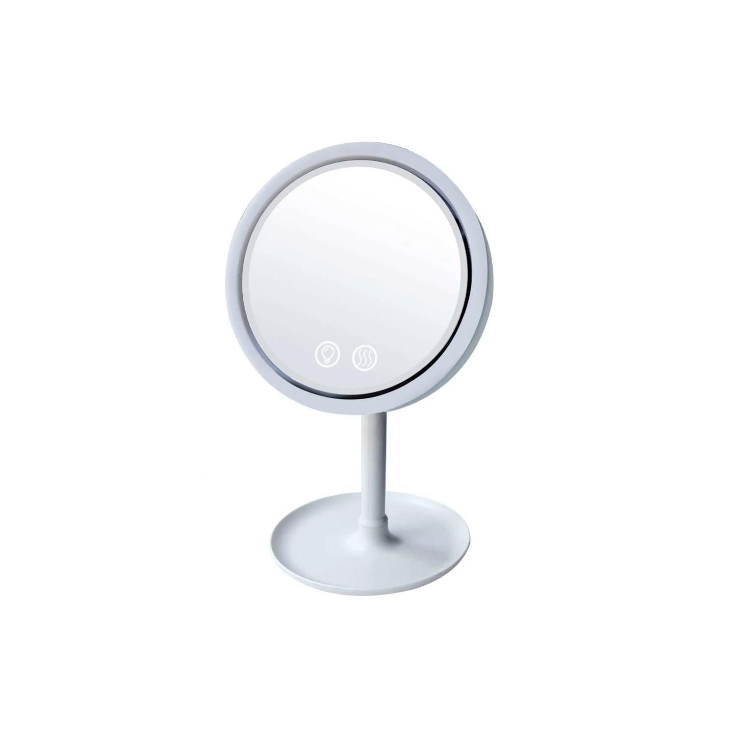 ESPEJO PUNTOSTORE 5X PARA MAQUILLAJE CON LUZ LED Y VENTILADOR PS - 1