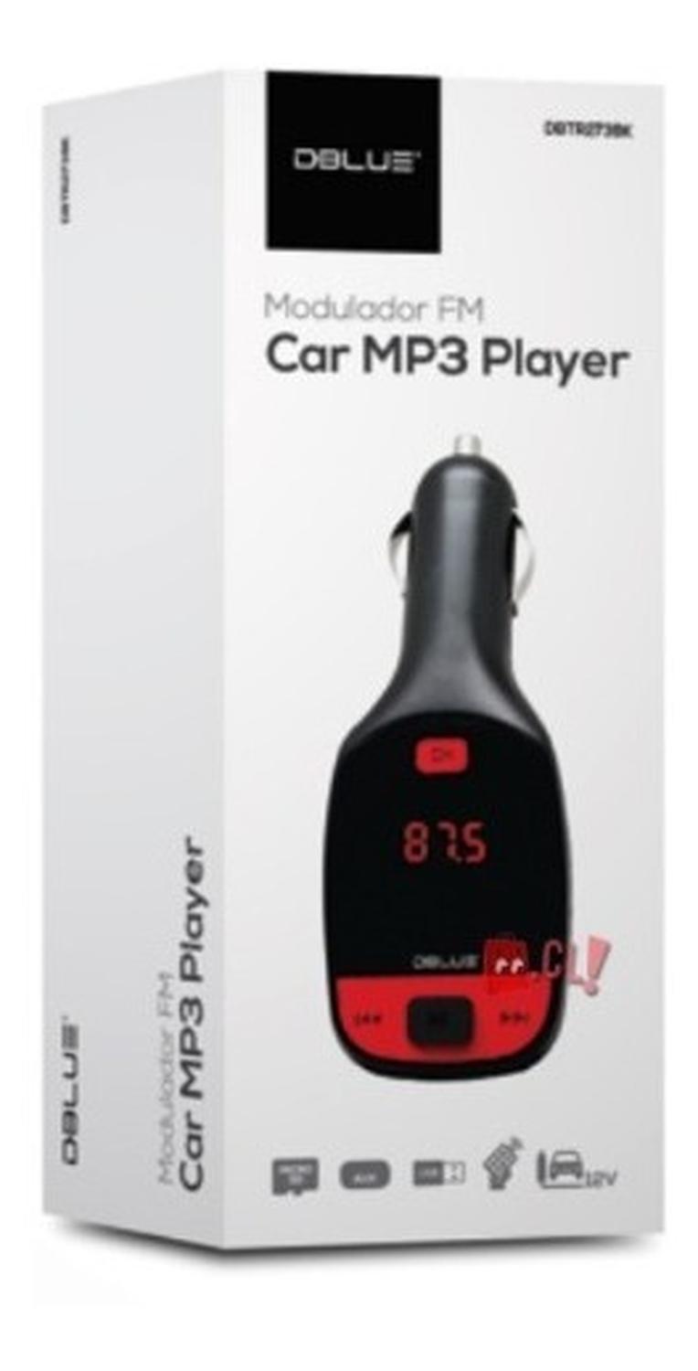 TRANSMISOR FM DBLUE AUTO AUXILIAR Y USB AUTO BLANCO - PS - 3