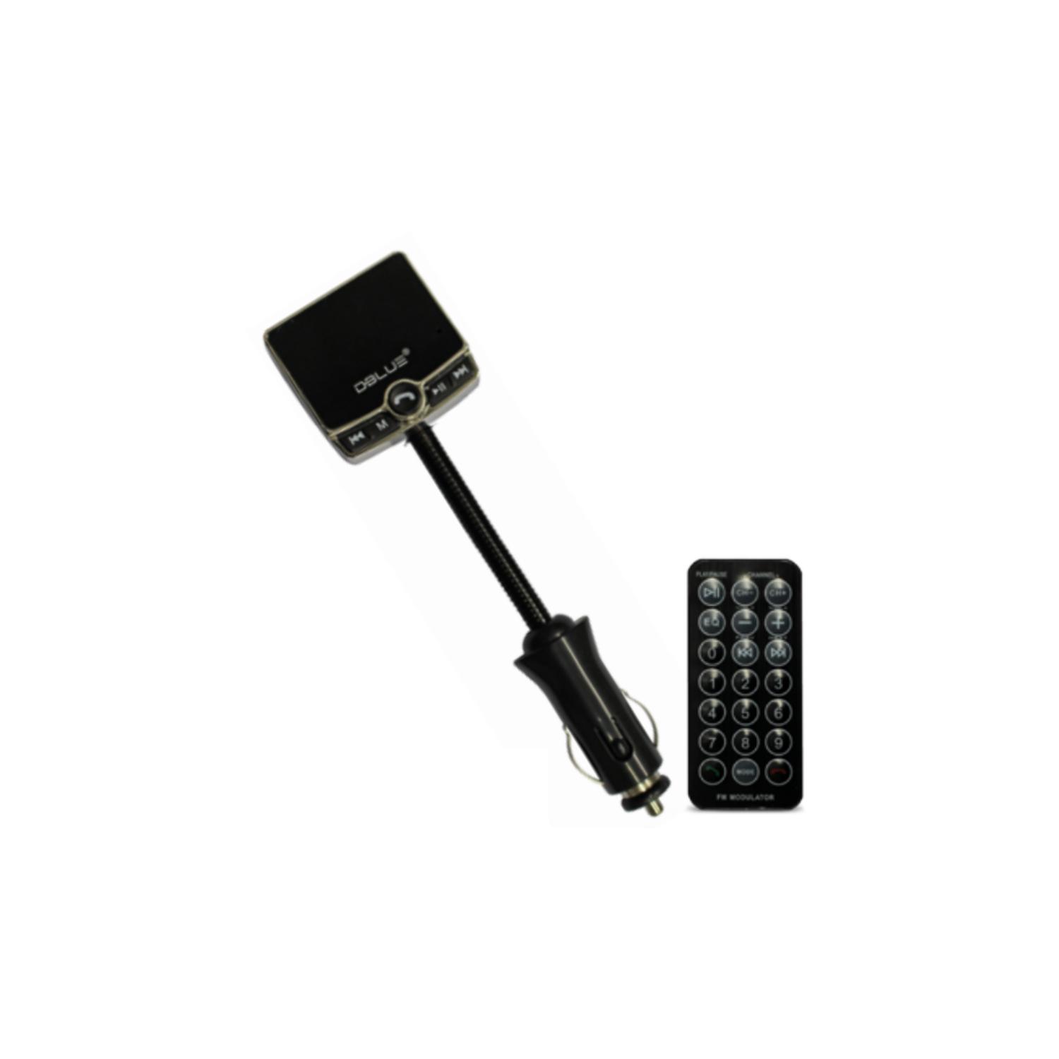 TRANSMISOR FM DBLUE BLUETOOTH AUTO GRIS - PS - 1