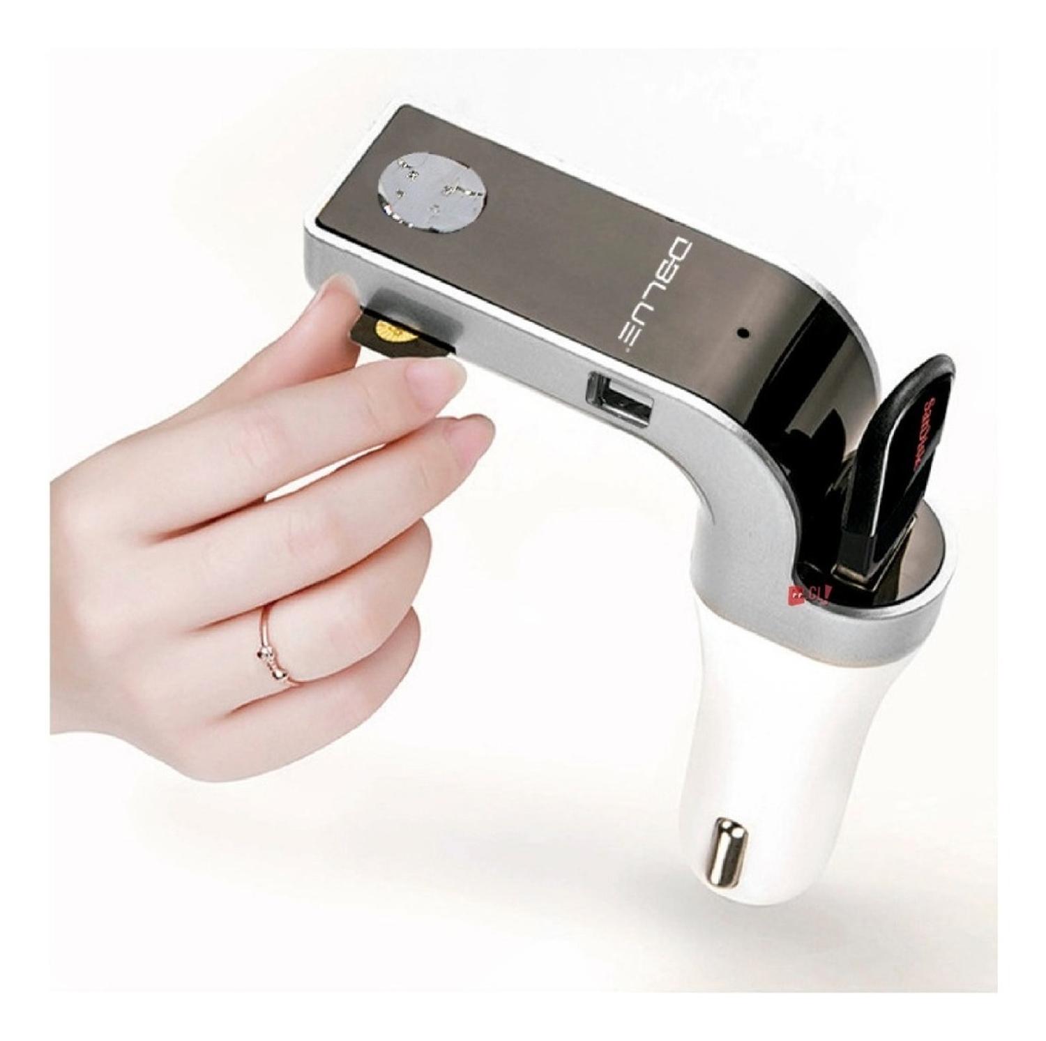 TRANSMISOR FM DBLUE AUTO AUX Y USB CON MARTILLO - PS - 2