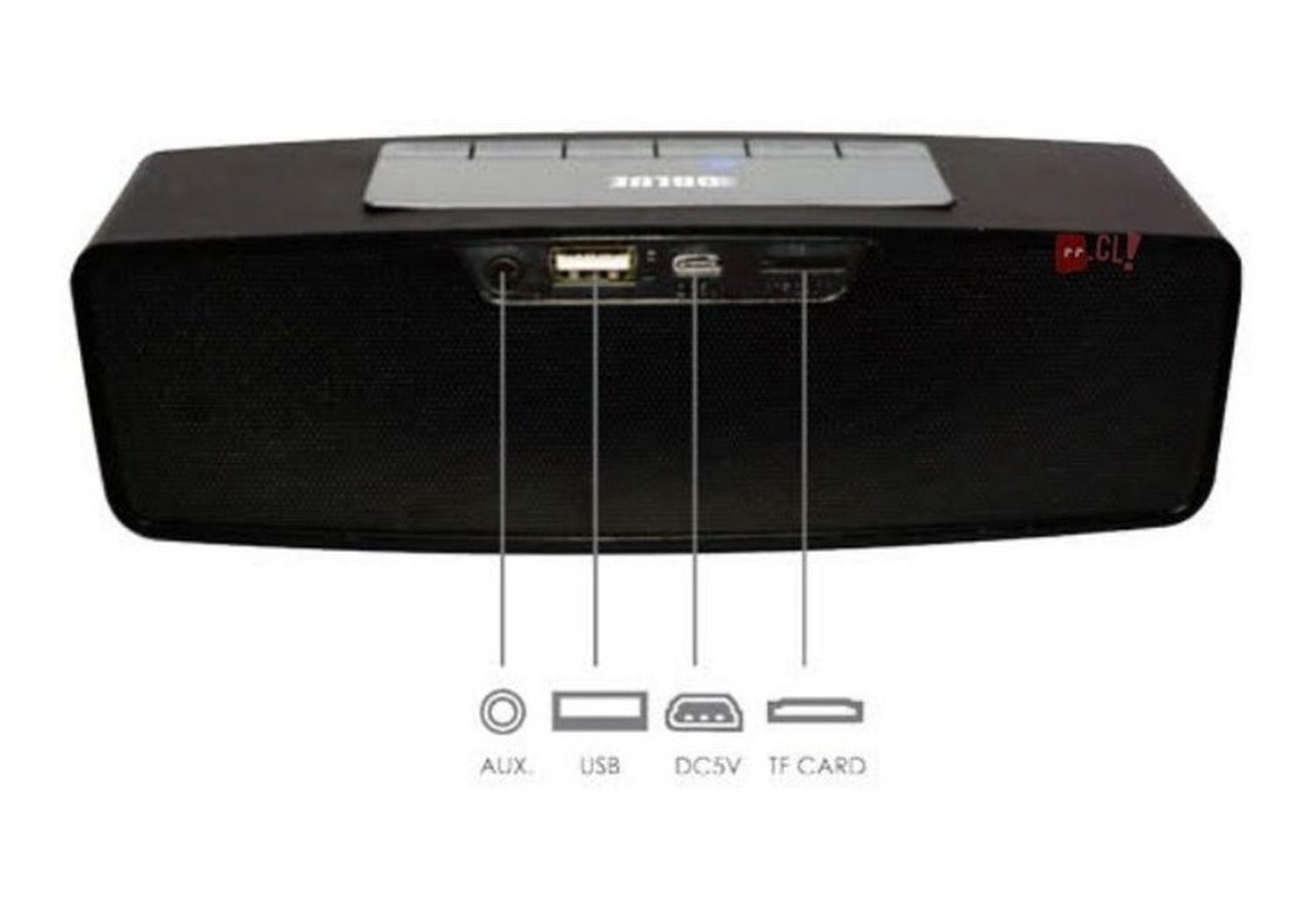 PARLANTE BLUETOOTH DBLUE PORTÁTIL CON ILUMINACIÓN MULTICOLOR - 3