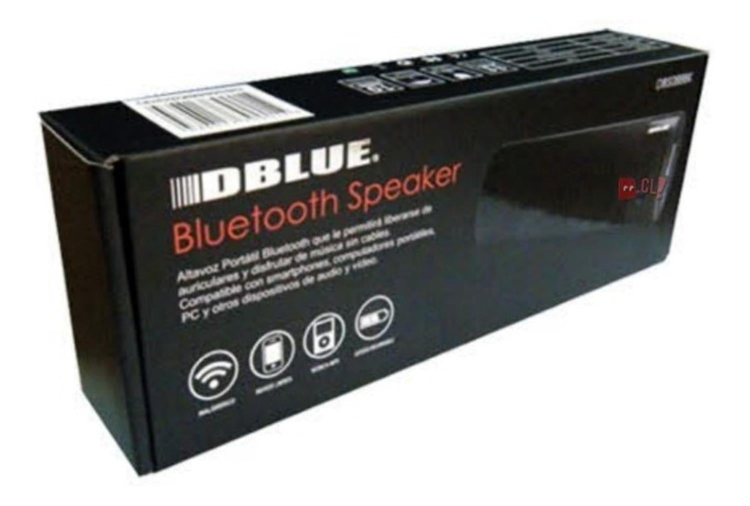 PARLANTE BLUETOOTH DBLUE PORTÁTIL SPEAKER COLOR NEGRO - 2