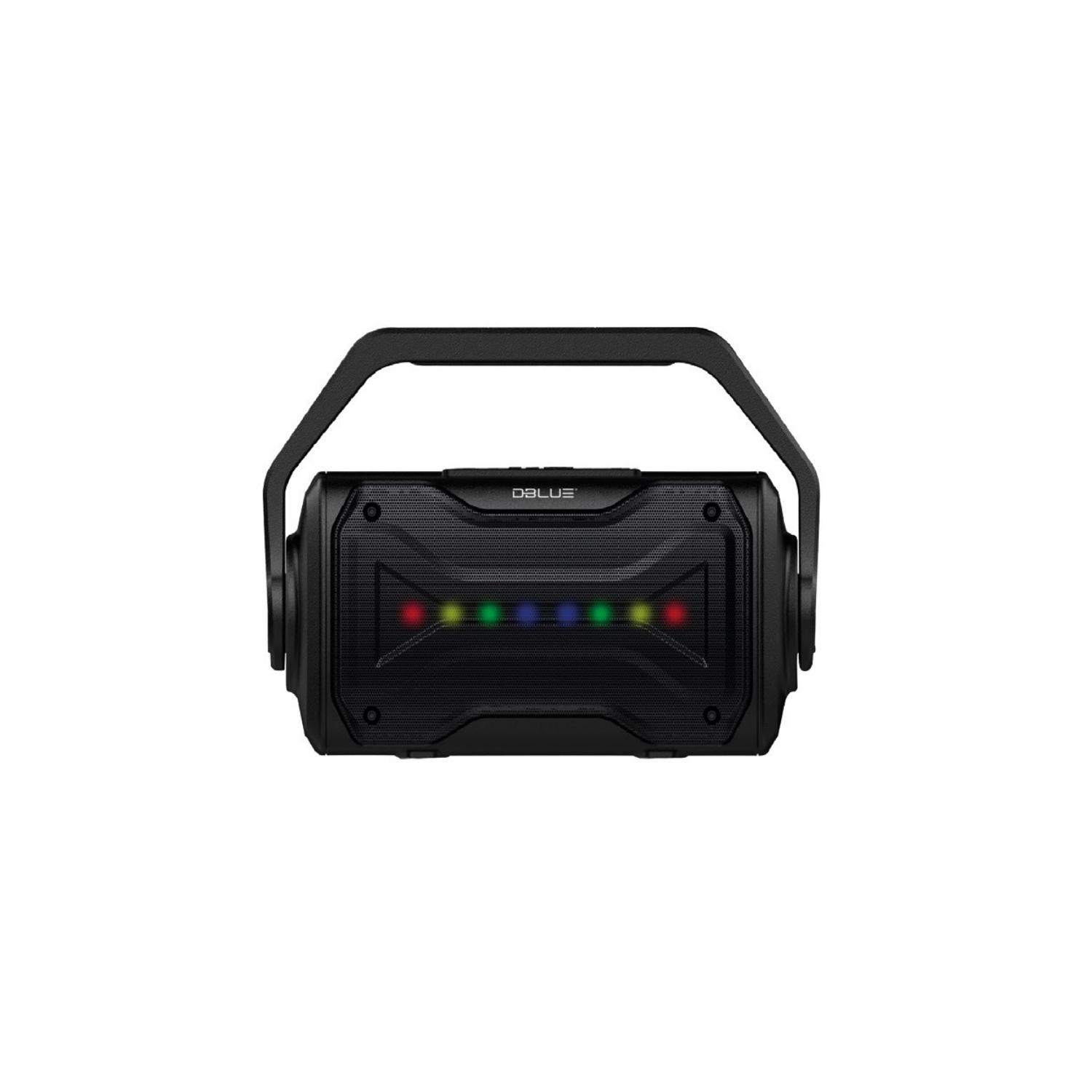 PARLANTE BLUETOOTH DBLUE PORTATIL ILUMINACION LED 20W