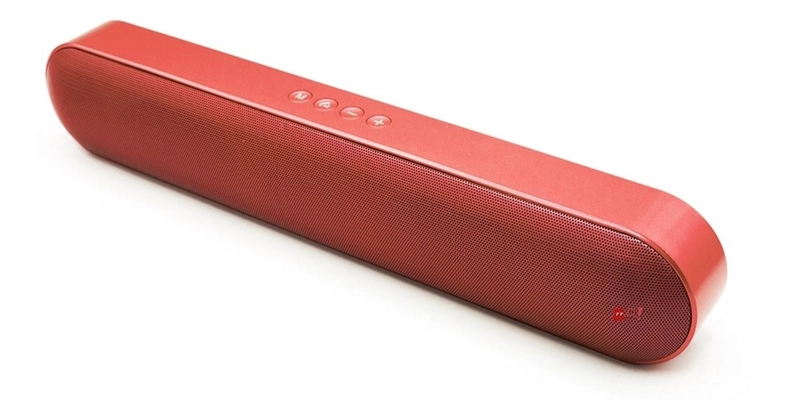 BARRA SONIDO BLUETOOTH DBLUE PARLANTE PORTÁTIL 10W ROJO - 2