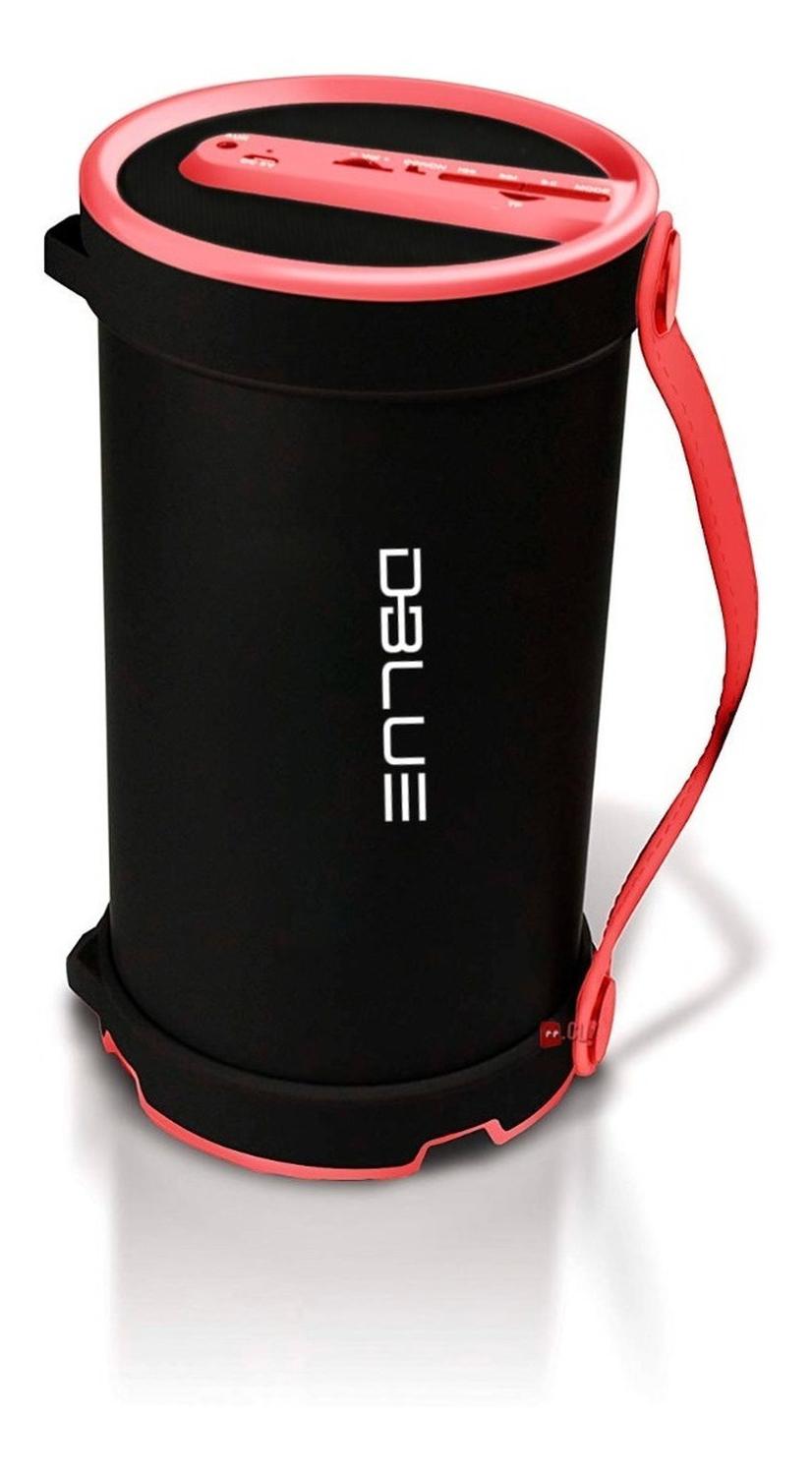 PARLANTE BLUETOOTH DBLUE BAZOOKA PORTÁTIL CON RADIO ROJO - 2