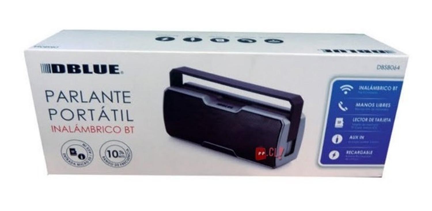 PARLANTE BLUETOOTH DBLUE PORTÁTIL CON RADIO - 2