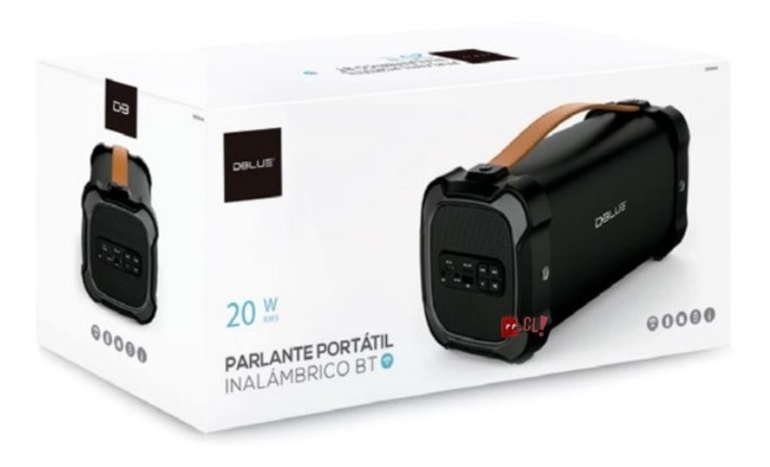 PARLANTE BLUETOOTH DBLUE BAZOOKA PORTÁTIL 2.1 + EDR 18W - 3