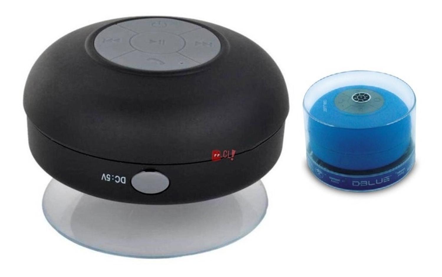 PARLANTE BLUETOOTH DBLUE DUCHA PORTÁTIL 3W NEGRO - 2