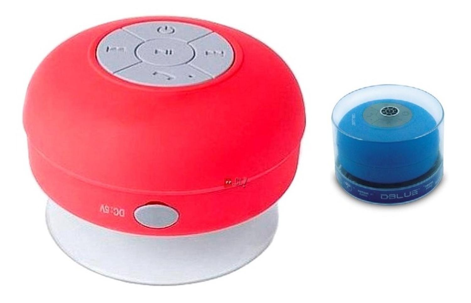 PARLANTE BLUETOOTH DBLUE DUCHA PORTÁTIL 3W ROSADO - 2