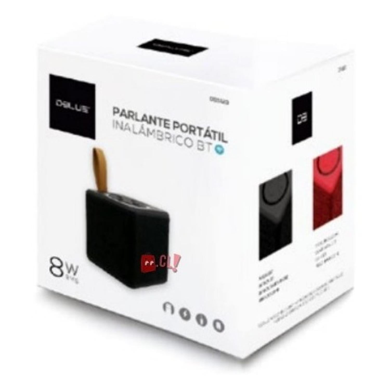 PARLANTE BLUETOOTH DBLUE BT PORTÁTIL CUADRADO 8W COLOR NEGRO - 2