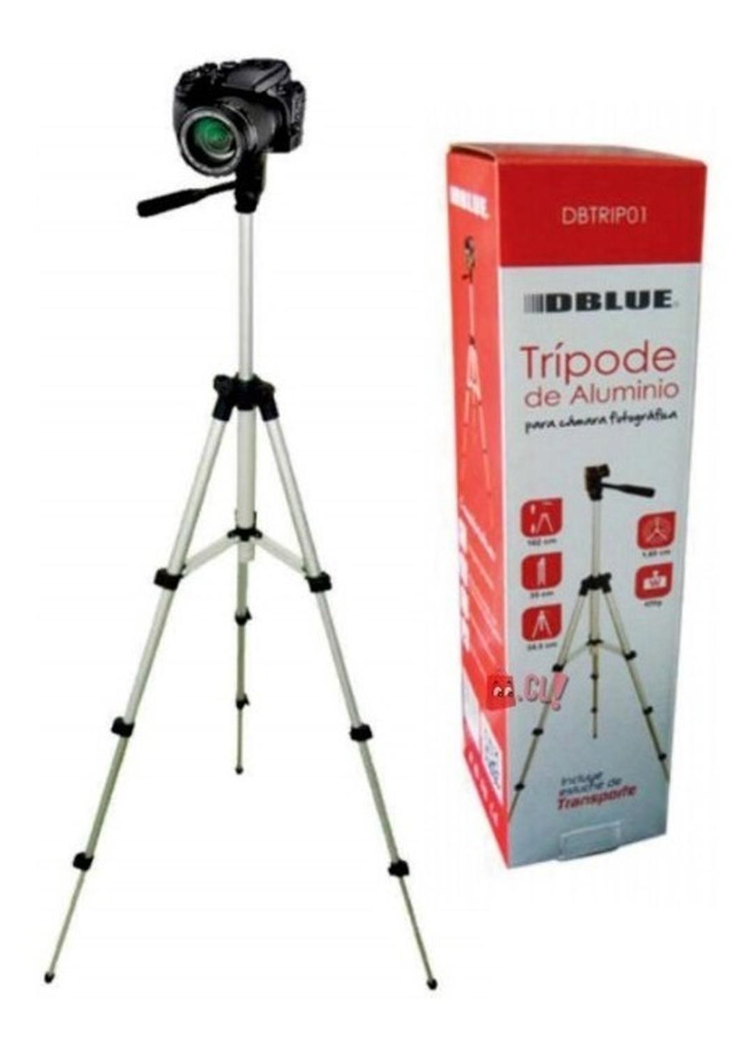 TRÍPODE DBLUE ALUMINIO PLEGABLE CÁMARAS 102CMS - PS - 2