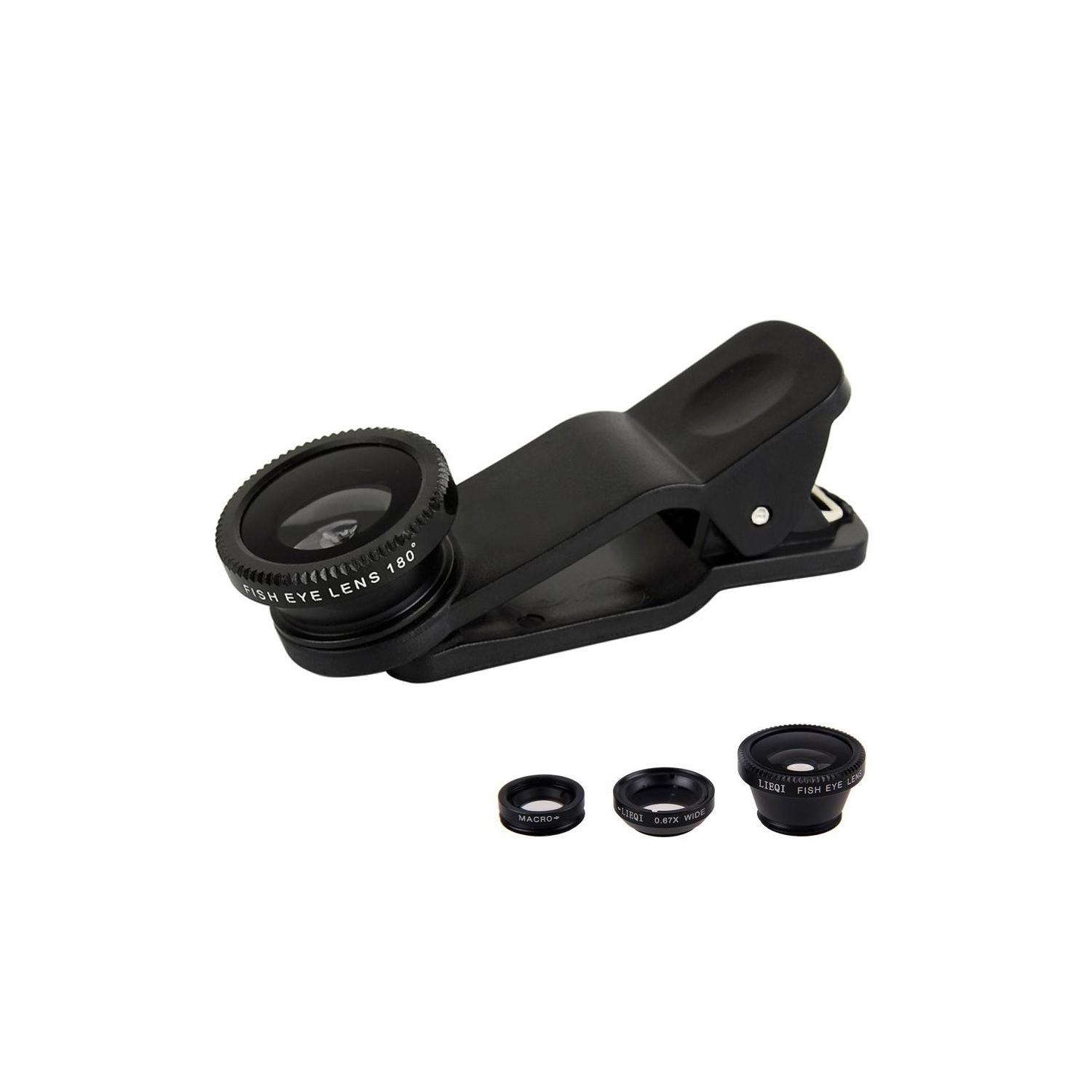 KIT DBLUE KIT DE LENTES LENTES OJO DE PEZ 3 EN 1 PARA CELULAR PS - 1