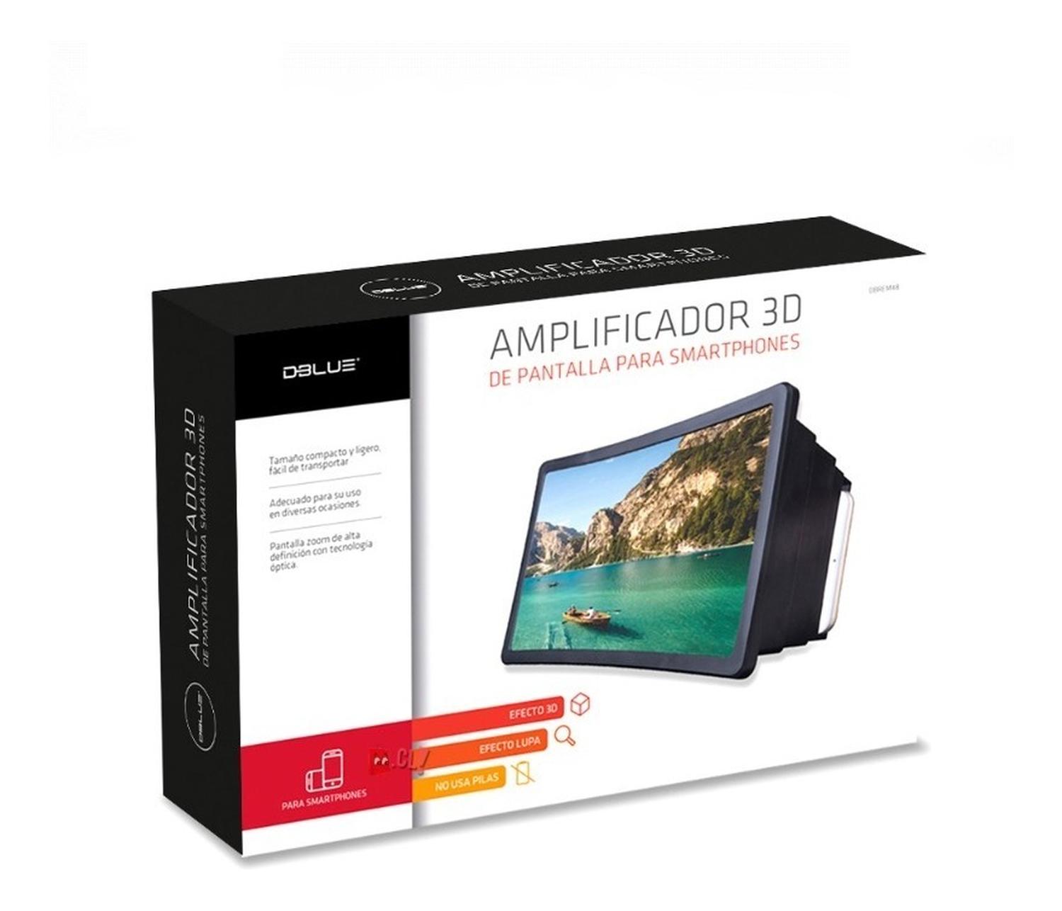 LUPA AMPLIADORA DBLUE DE PANTALLA PARA CELULAR UNIVERSAL PS - 3