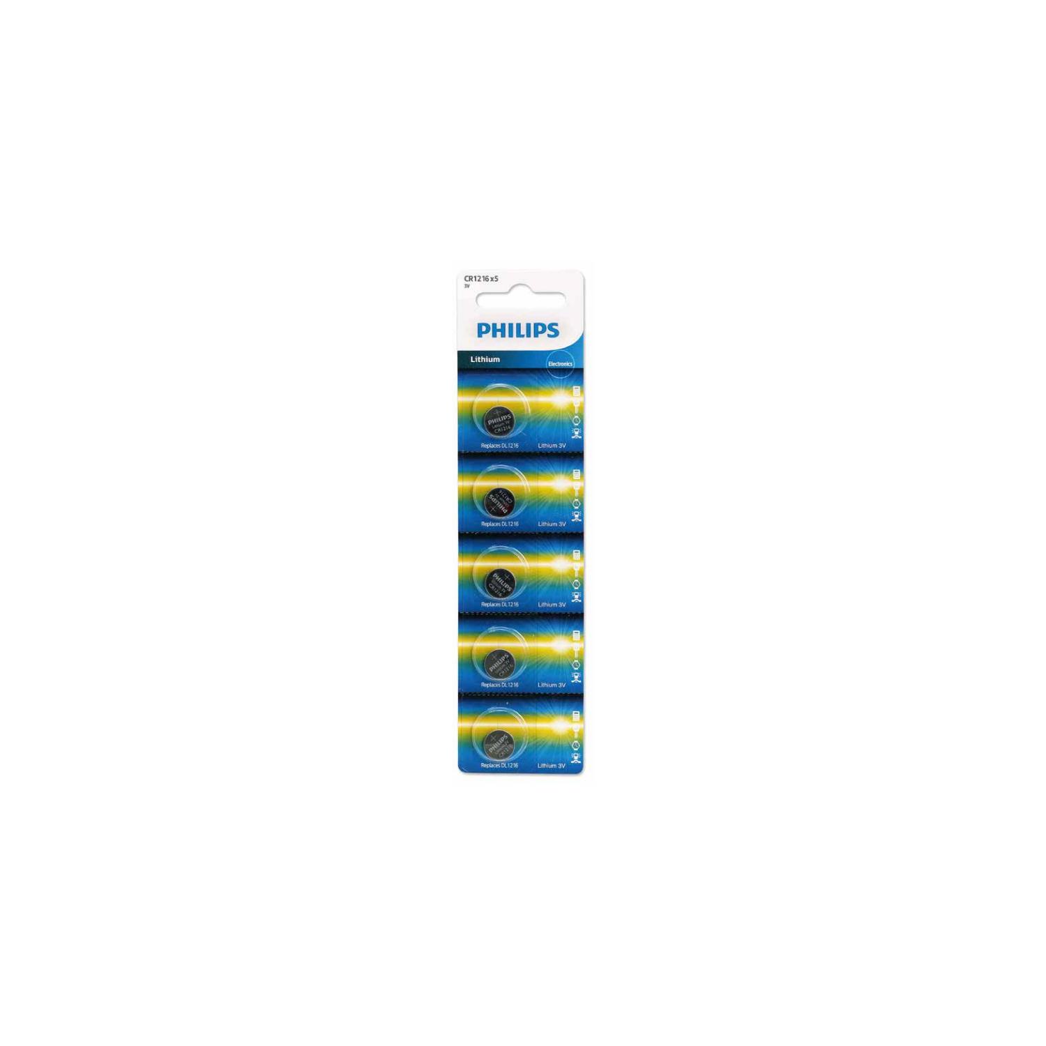 PILAS PHILIPS PACK 5 CR1216 PS - 1