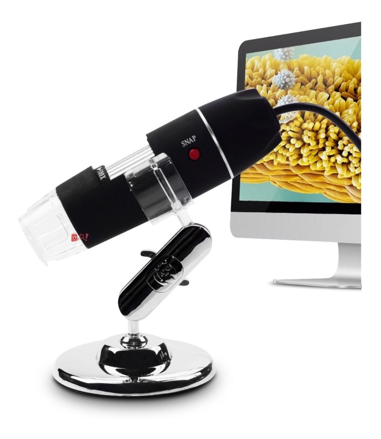 MICROSCOPIO TECNOLAB CONEXIÓN USB ZOOM 1000X - PS - 3