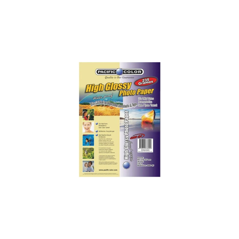 20 HOJAS PAPEL FOTOGRAFICO GLOSSY 235GRS - PS - 1