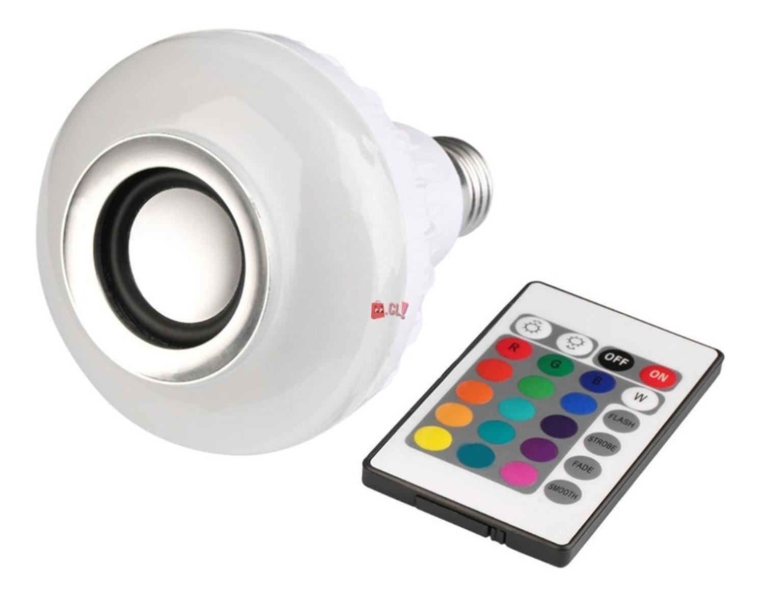 AMPOLLETA BLUETOOTH DBLUE RGB LED CON PARLANTE Y CONTROL REMOTO - 2