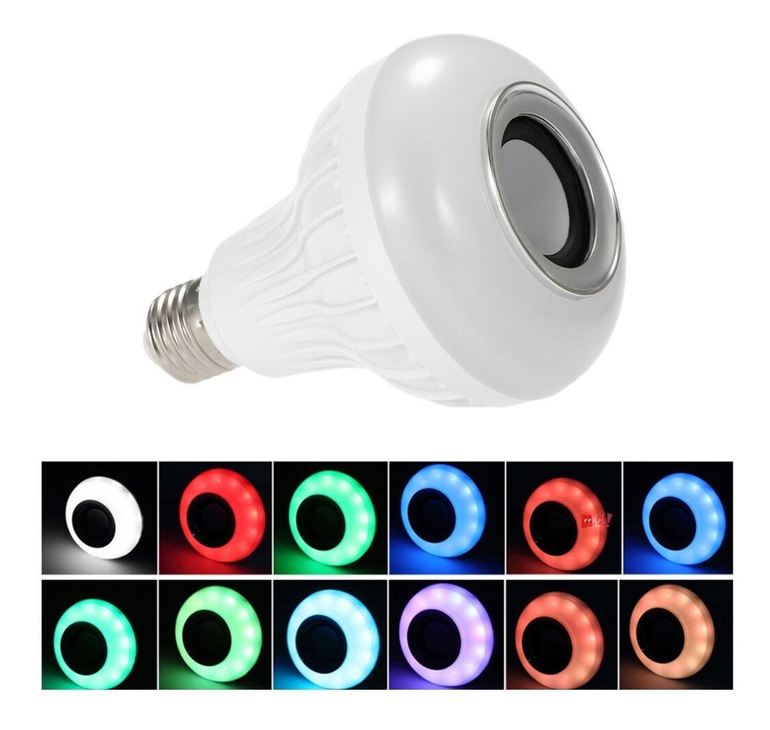AMPOLLETA BLUETOOTH DBLUE RGB LED CON PARLANTE Y CONTROL REMOTO - 3