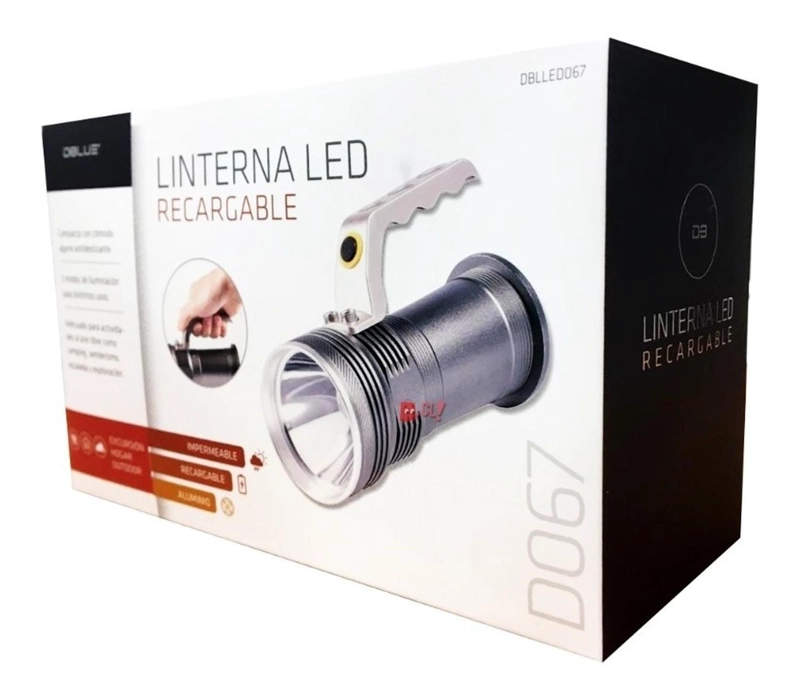 LINTERNA LED DE ALUMINIO RESISTENTE AL AGUA 400 LUMENES - PS - 4