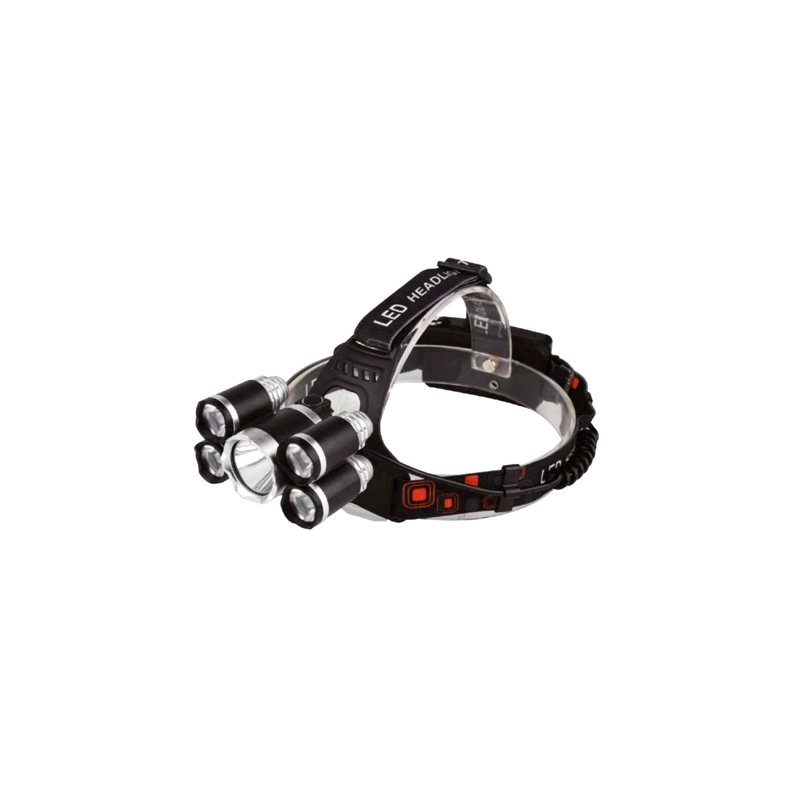 LINTERNA LED CABEZA 5 LUCES LED RECARGABLE - PS - 1